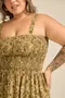 VESTIDO MIDI BORDADO