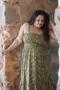 VESTIDO MIDI BORDADO