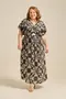 VESTIDO MIDI COM RECORTE NO BUSTO
