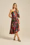 VESTIDO MIDI ASSIMÉTRICO UM OMBRO