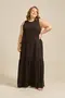 VESTIDO LONGO REGATA VISCOSE LISA
