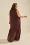VESTIDO LONGO REGATA VISCOSE LISA