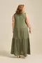 VESTIDO LONGO REGATA VISCOSE LISA