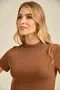 BLUSA COM GOLA CANELADO ONDAS