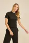BLUSA COM GOLA CANELADO ONDAS