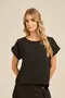 BLUSA MANGA JAPONESA COM PUNHO