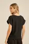 BLUSA MANGA JAPONESA COM PUNHO
