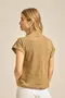 BLUSA GOLA CANELADO LOSANGO