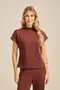 BLUSA GOLA CANELADO LOSANGO