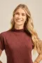 BLUSA GOLA CANELADO LOSANGO