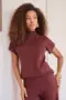 BLUSA GOLA CANELADO LOSANGO