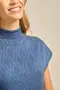 BLUSA GOLA CANELADO LOSANGO