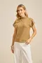 BLUSA GOLA CANELADO LOSANGO