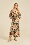 VESTIDO ESTAMPA DOCE FLORAL MARINHO