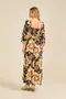 VESTIDO ESTAMPA DOCE FLORAL MARINHO