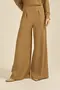 CALÇA PANTALONA COM PREGA