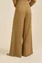 CALÇA PANTALONA COM PREGA
