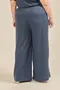 CALÇA PANTALONA COM PREGA
