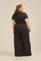 CALÇA PANTALONA COM PREGA