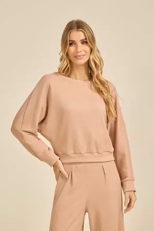 BLUSA MANGA JAPONESA LONGA SÂNDALO M