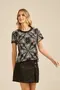 BLUSA COM GOLA DE RIBANA