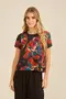 BLUSA COM GOLA DE RIBANA