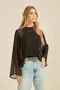 BLUSA COM GOLA E BOTÕES