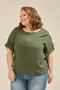 BLUSA COM PUNHO E BOTÃO