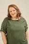 BLUSA COM PUNHO E BOTÃO