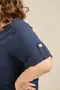 BLUSA COM PUNHO E BOTÃO
