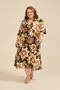 VESTIDO ESTAMPA DOCE FLORAL MARINHO