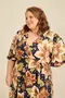 VESTIDO ESTAMPA DOCE FLORAL MARINHO