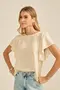 BLUSA BÁSICA COM BOTÃO