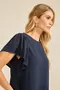 BLUSA BÁSICA COM BOTÃO