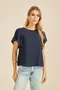 BLUSA BÁSICA COM BOTÃO