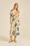 VESTIDO ESTAMPA DOCE FLORAL BEGE