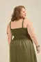 VESTIDO MIDI ALÇA LARGA