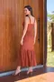 VESTIDO LONGO EM LAISE