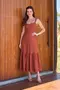 VESTIDO LONGO EM LAISE