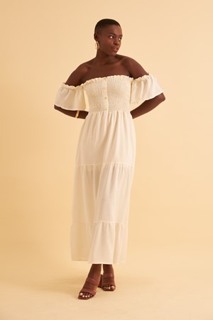 Vestido ciganinha com sales botões